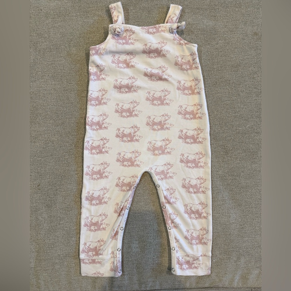 Kate Quinn Pink Pig Romper